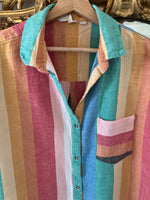 Charger l&#39;image dans la galerie, Chemise Billabong à rayures colorée
