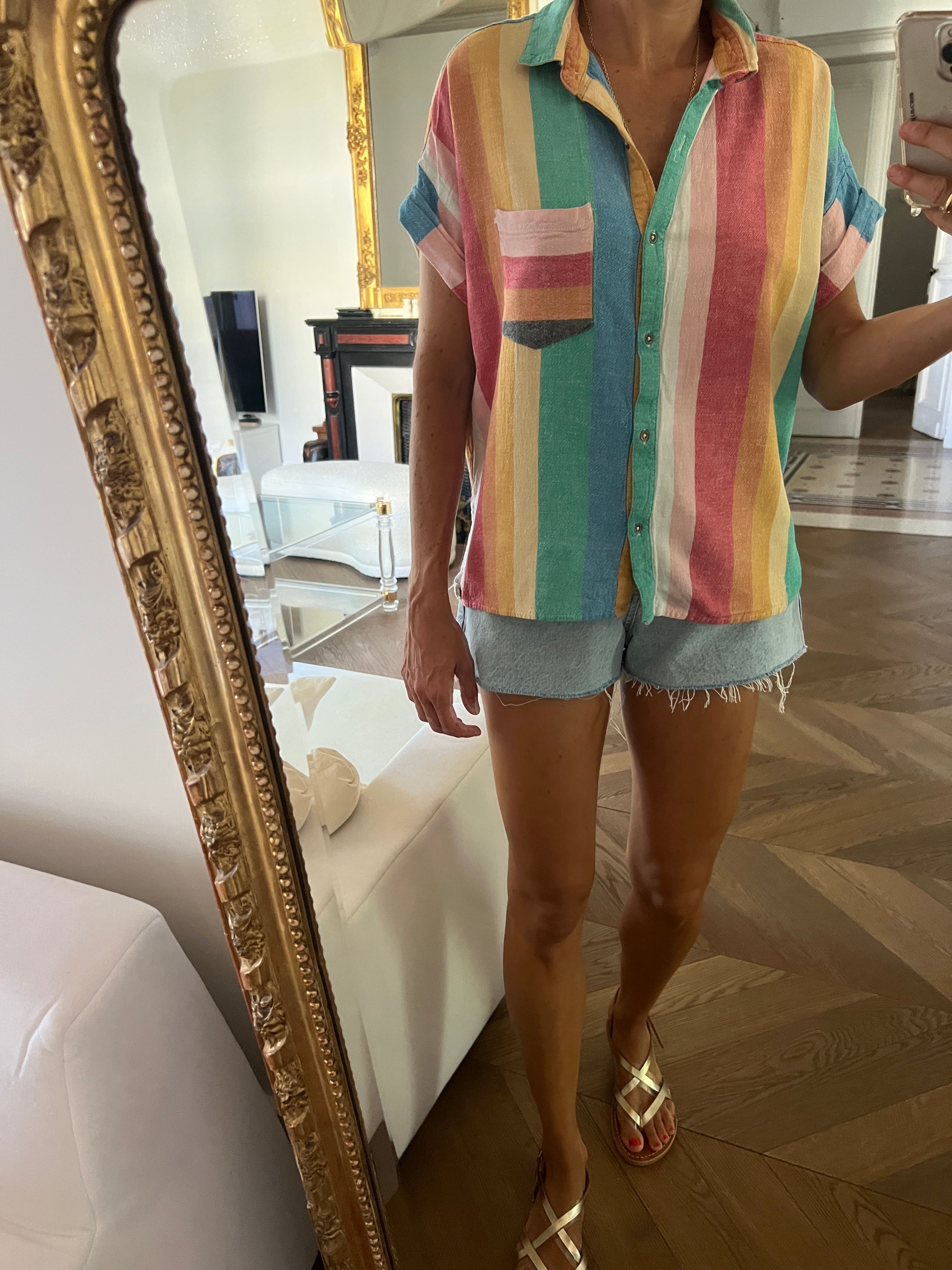 Chemise Billabong à rayures colorée