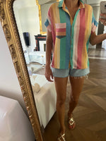 Charger l&#39;image dans la galerie, Chemise Billabong à rayures colorée
