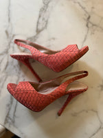 Charger l'image dans la galerie, Noémie Lenoir Escarpins Jean Michel Cazabat corail

