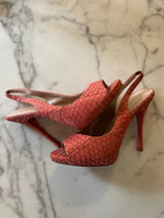Charger l'image dans la galerie, Noémie Lenoir Escarpins Jean Michel Cazabat corail
