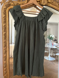 Robe Ba&sh vert volants