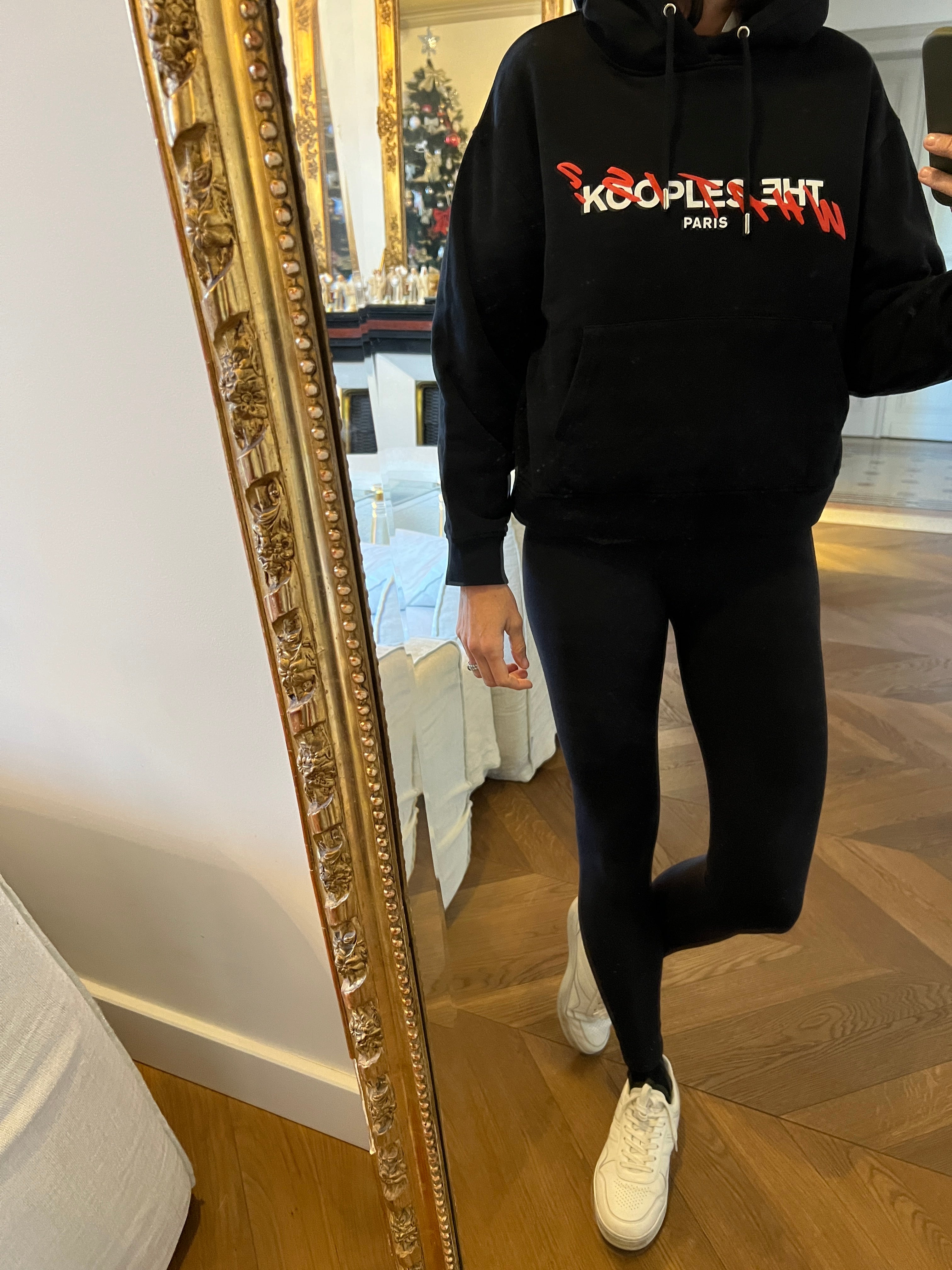 Ariane Brodier Sweat à capuche The Kooples What Is noir