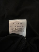 Charger l'image dans la galerie, Maje -  Robe en soie noire bretelles dorées
