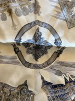 Charger l&#39;image dans la galerie, Ariane Brodier Foulard en soie Grey Hall Design
