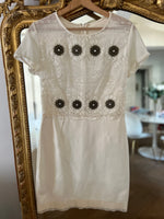 Charger l'image dans la galerie, Robe ecrue Mango à diamants
