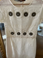 Charger l'image dans la galerie, Robe ecrue Mango à diamants
