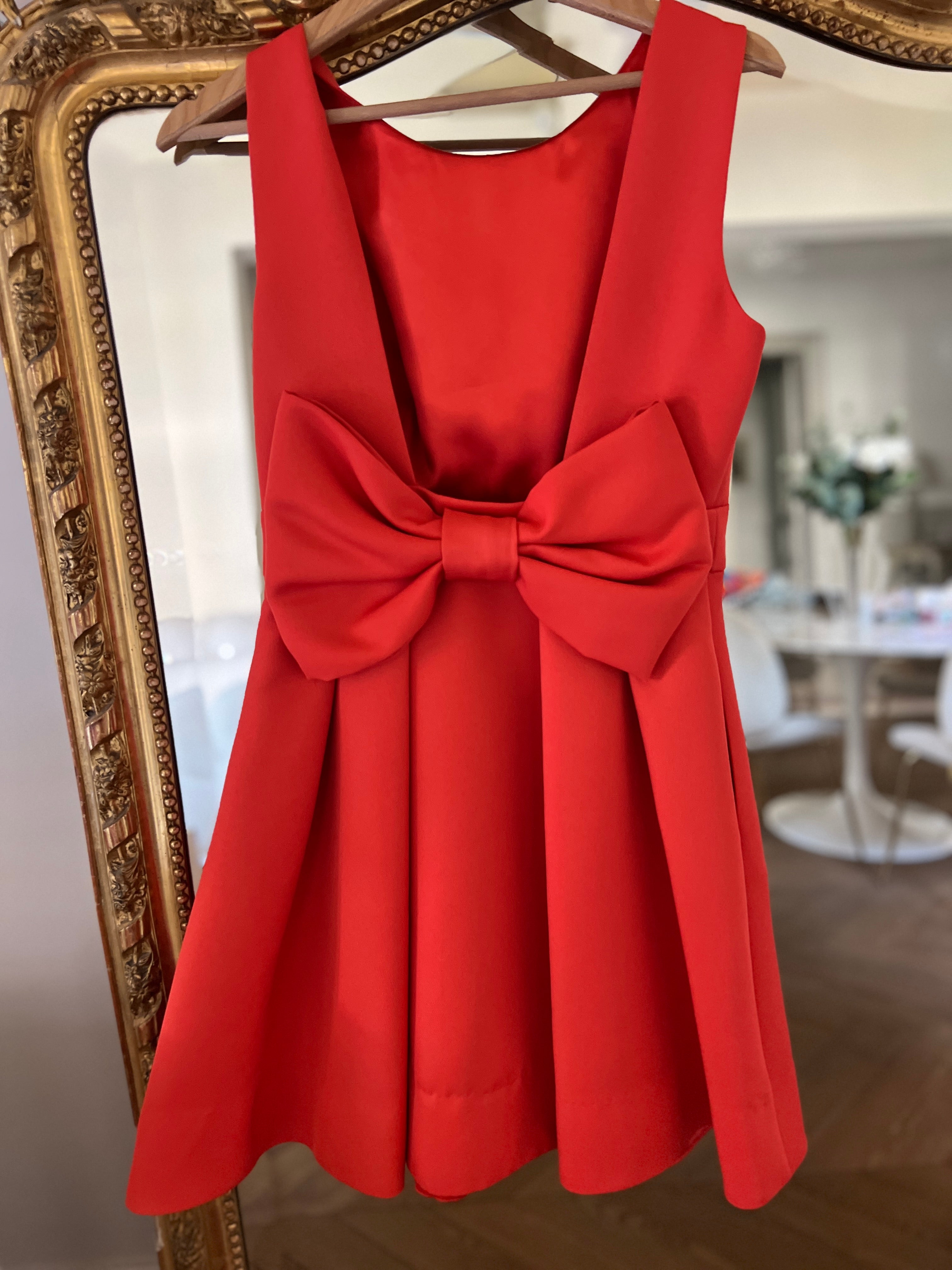 Robe rouge Sinequanone noeud