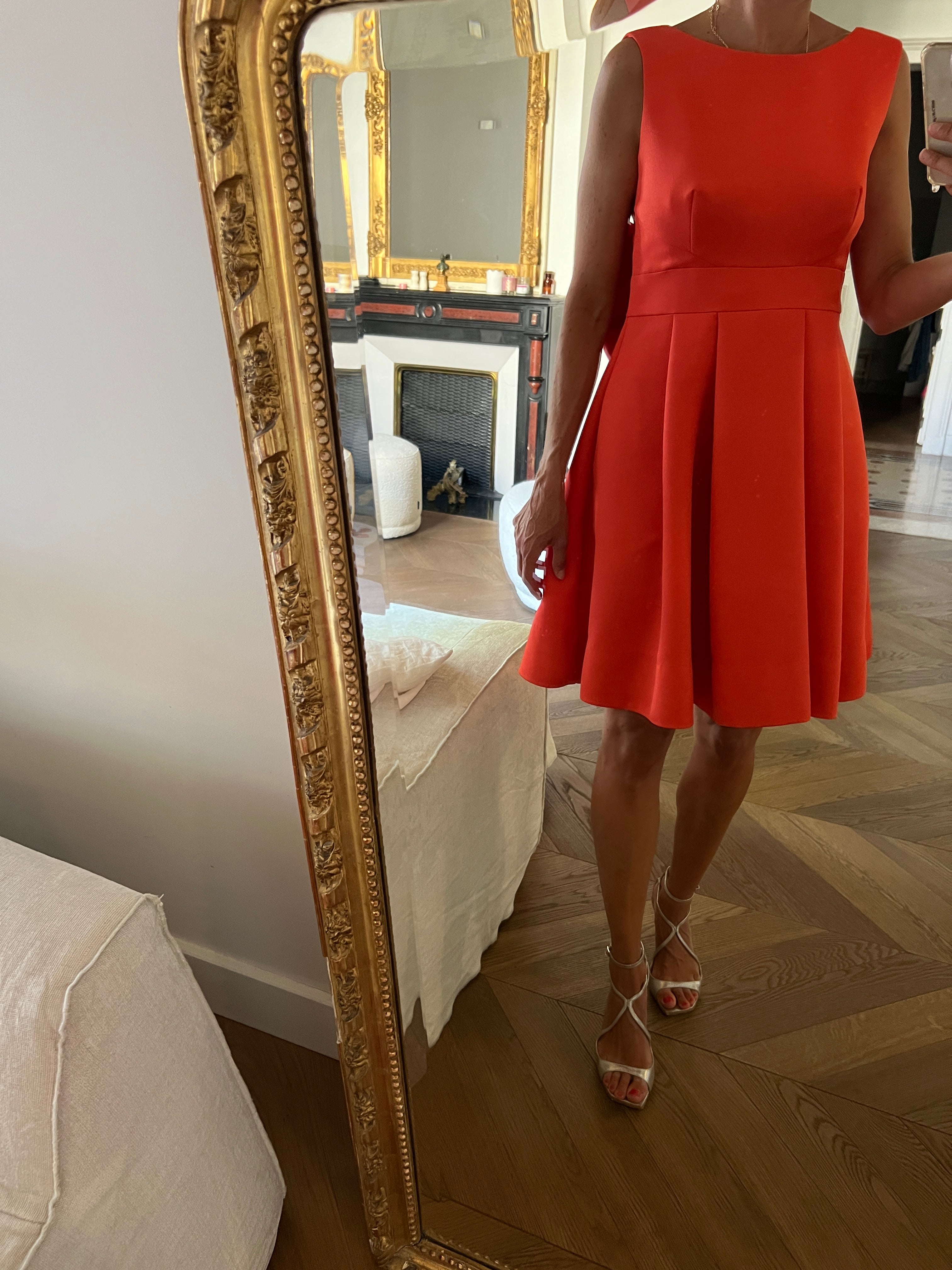 Robe rouge Sinequanone noeud