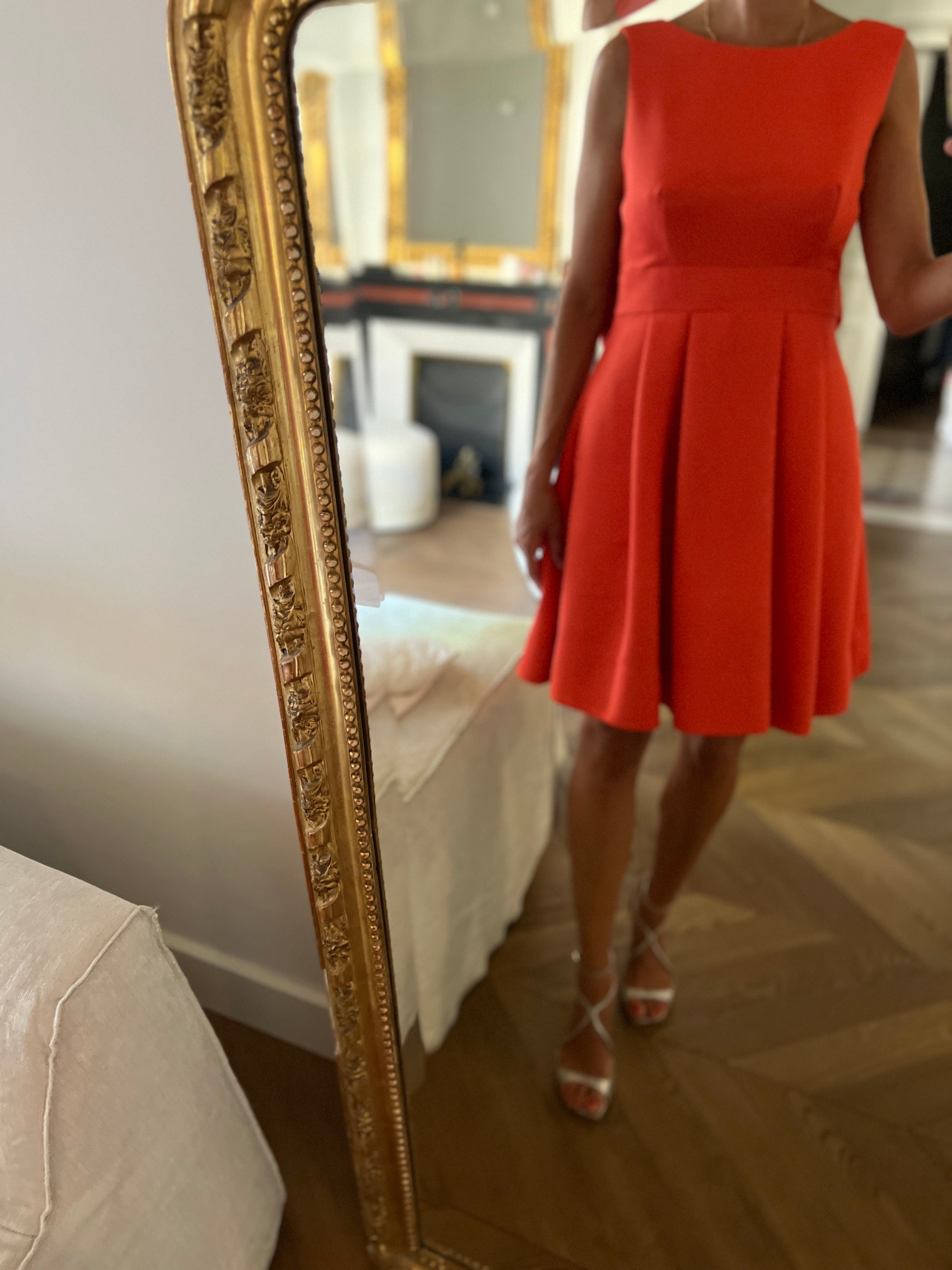 Robe rouge Sinequanone noeud