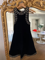 Charger l'image dans la galerie, Robe Sandro noire avec miroirs
