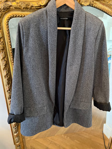 Blazer gris chiné New Collection Oversize