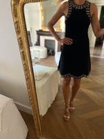 Charger l'image dans la galerie, Robe Sandro noire avec miroirs

