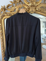 Charger l&#39;image dans la galerie, Anne Charlotte Veste bombers New Look fluide noire
