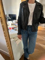 Charger l&#39;image dans la galerie, Anne Charlotte Perfecto en cuir Eleven Paris
