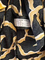 Charger l'image dans la galerie, Robe Ba&amp;sh noire motifs jaunes
