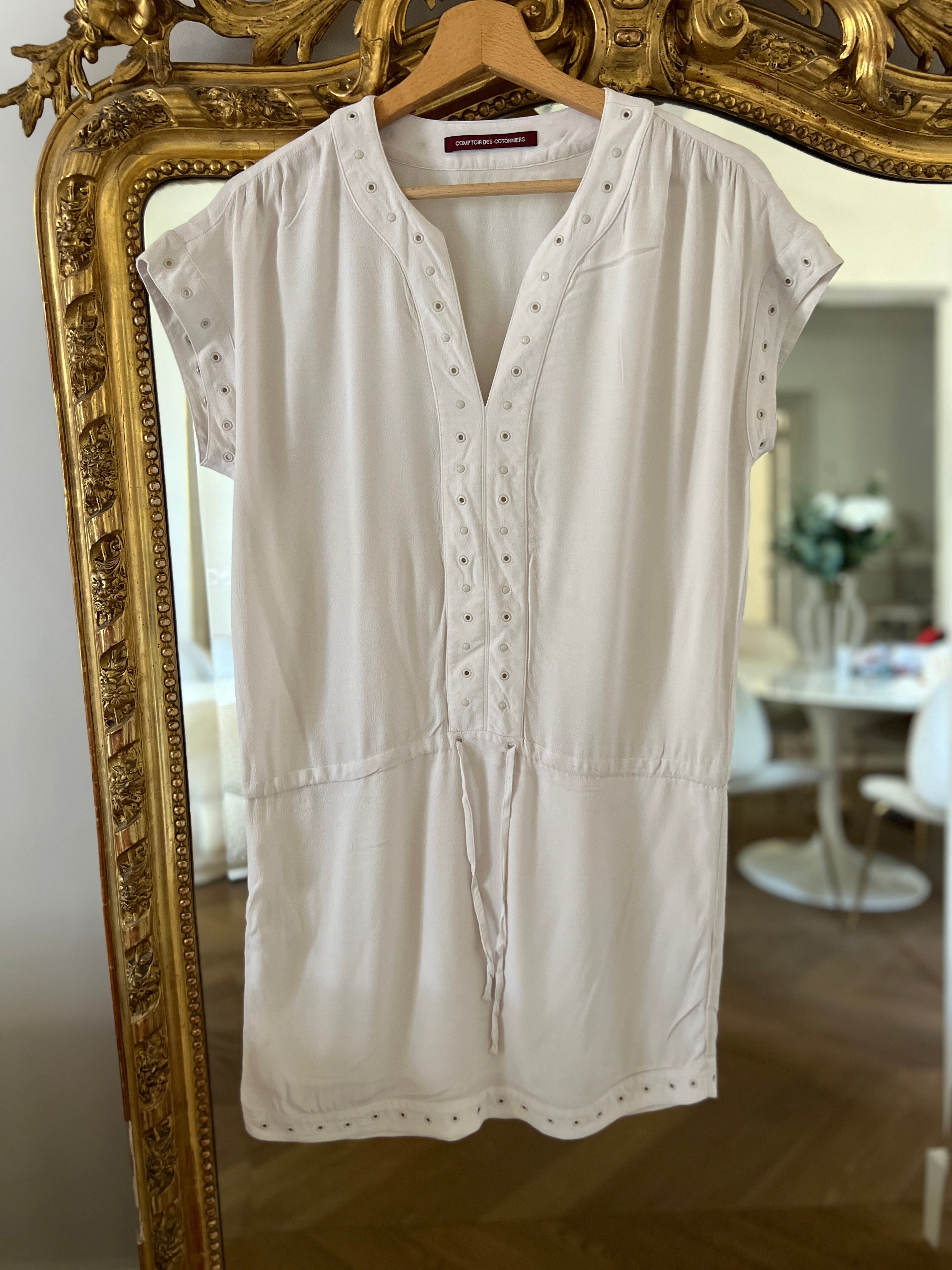 Robe Comptoir Des Cotonniers Rocca ecrue