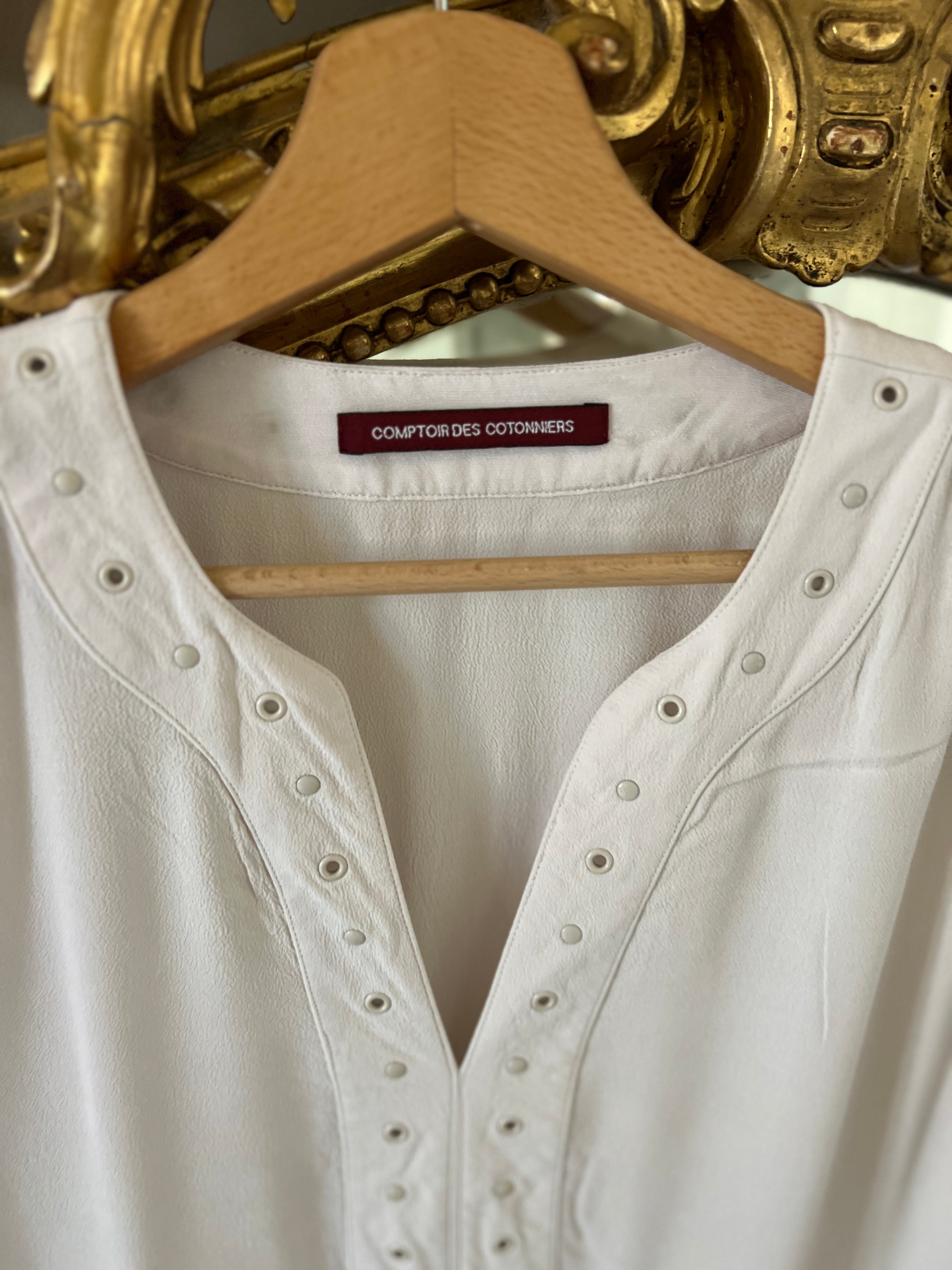 Robe Comptoir Des Cotonniers Rocca ecrue