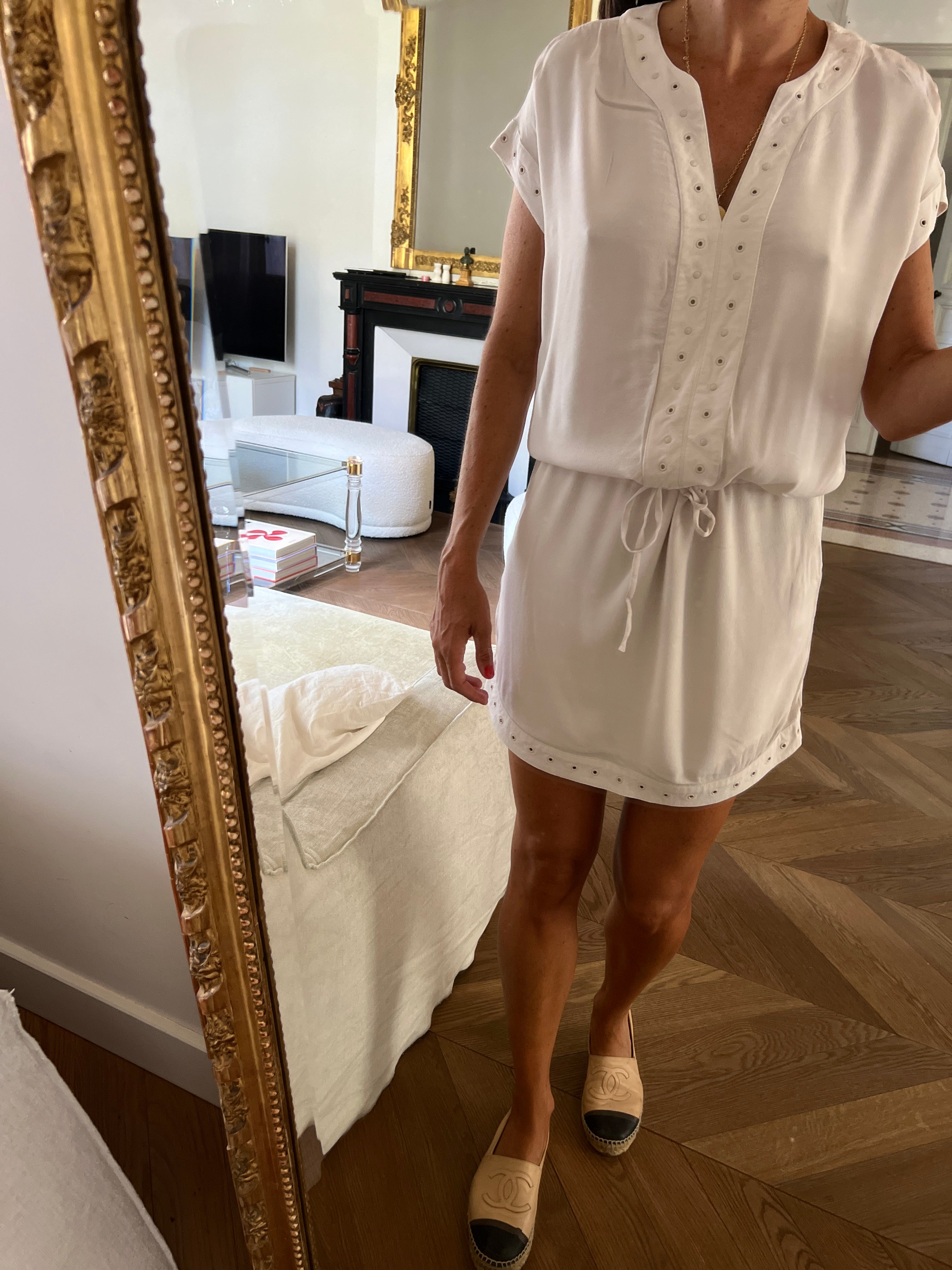 Robe Comptoir Des Cotonniers Rocca ecrue