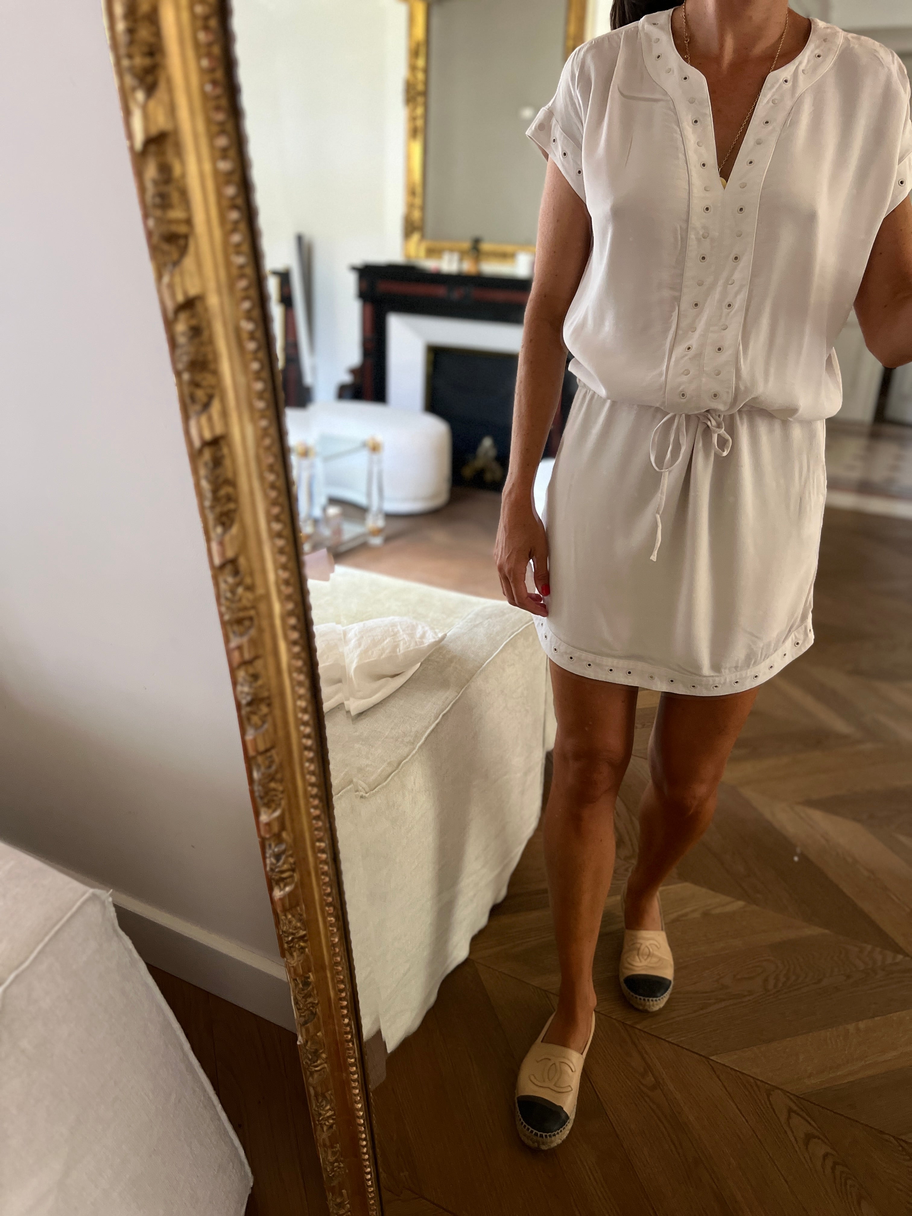 Robe Comptoir Des Cotonniers Rocca ecrue