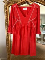 Charger l&#39;image dans la galerie, Robe Ba&amp;sh rouge Alma
