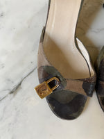 Charger l&#39;image dans la galerie, Mules Christian Dior militaire
