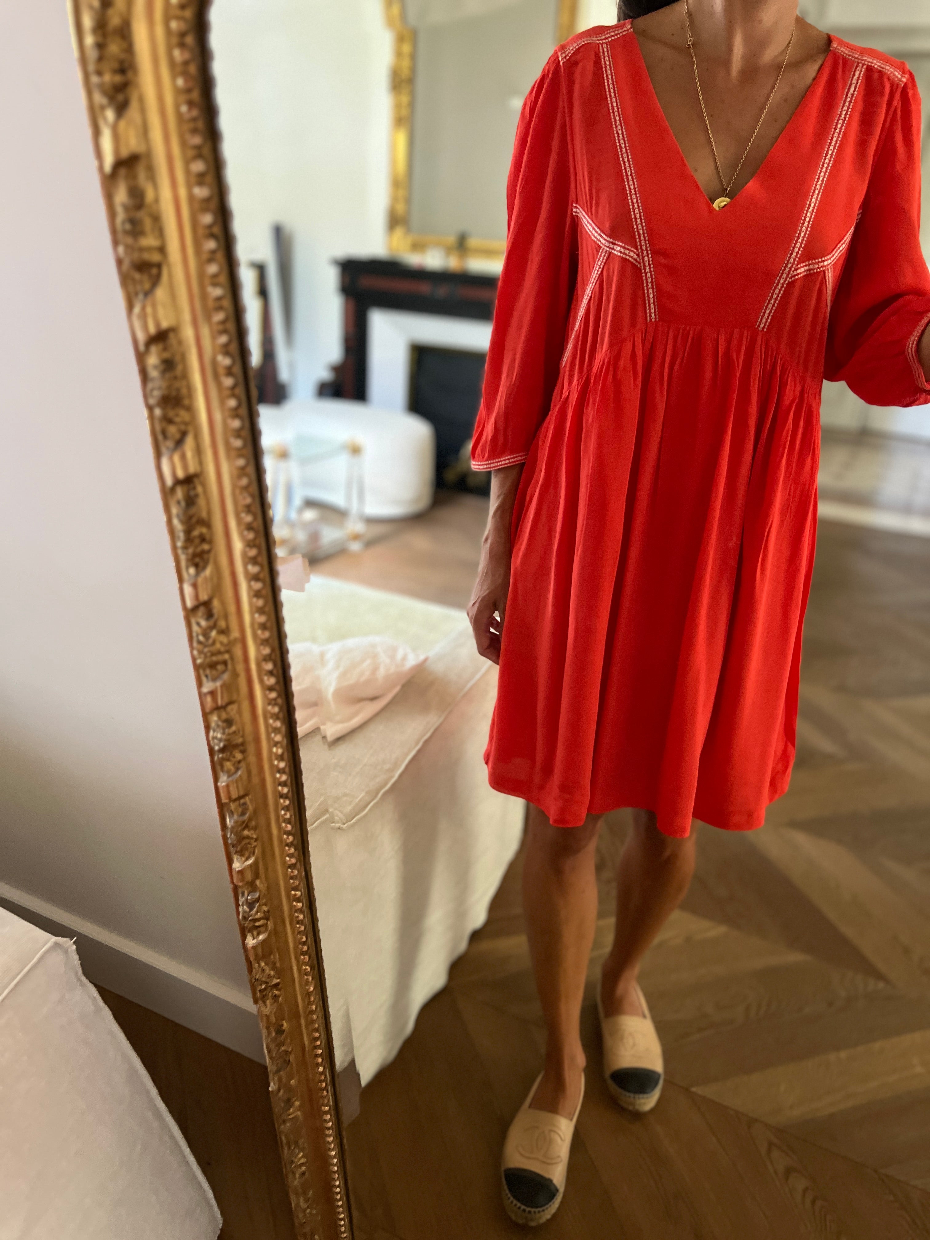 Robe Ba&sh rouge Alma
