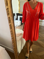 Charger l&#39;image dans la galerie, Robe Ba&amp;sh rouge Alma

