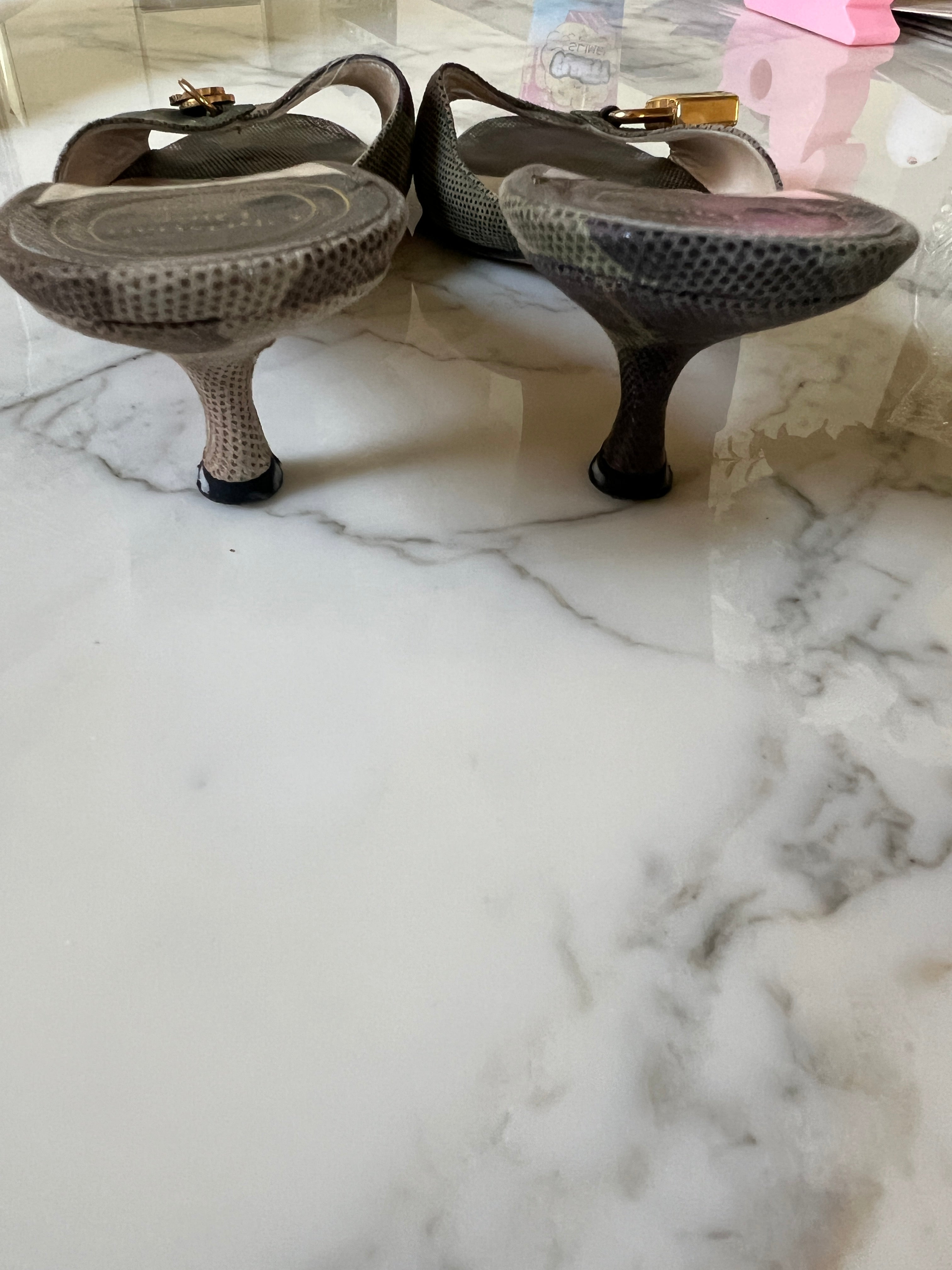 Mules Christian Dior militaire