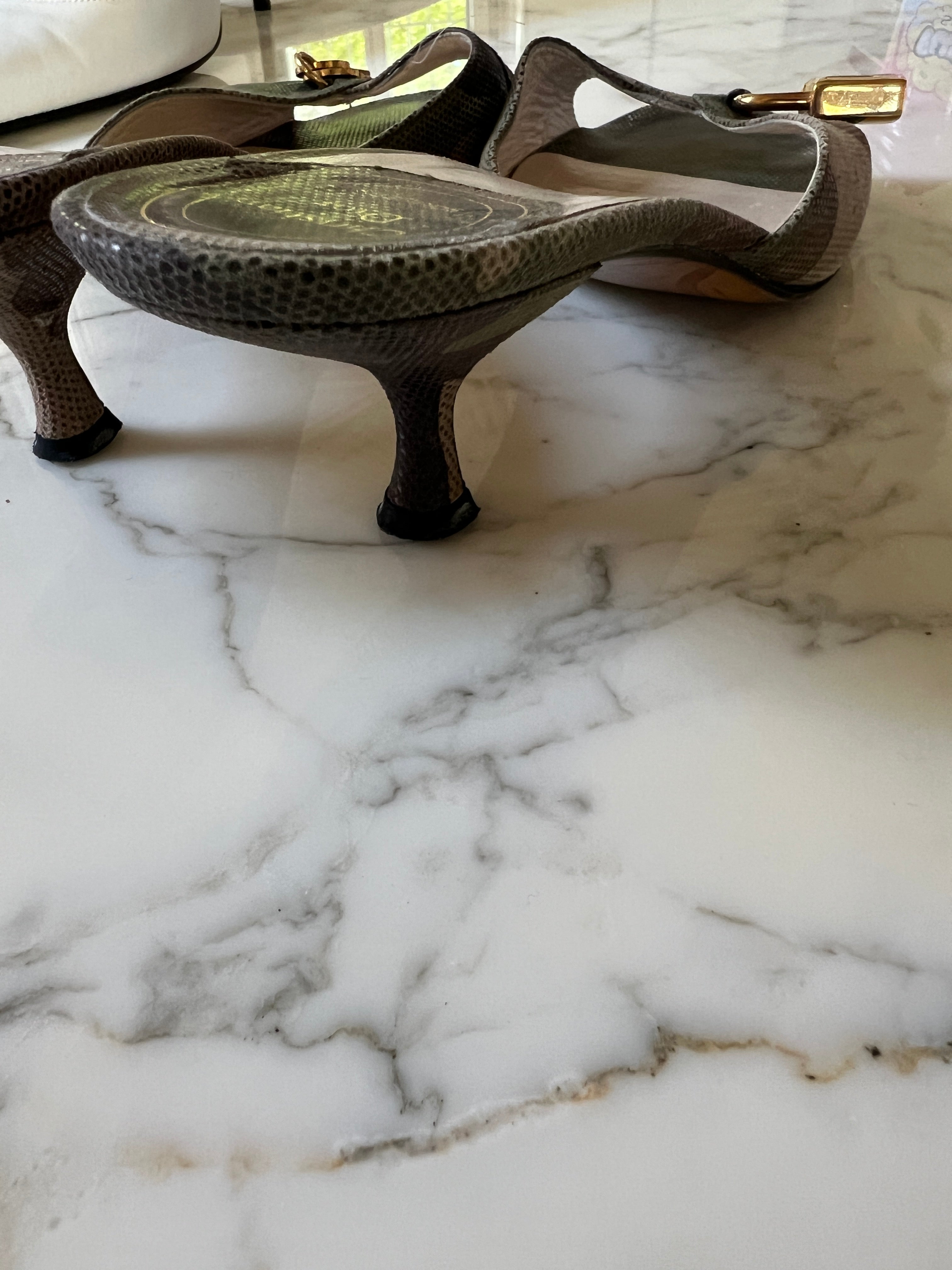 Mules Christian Dior militaire