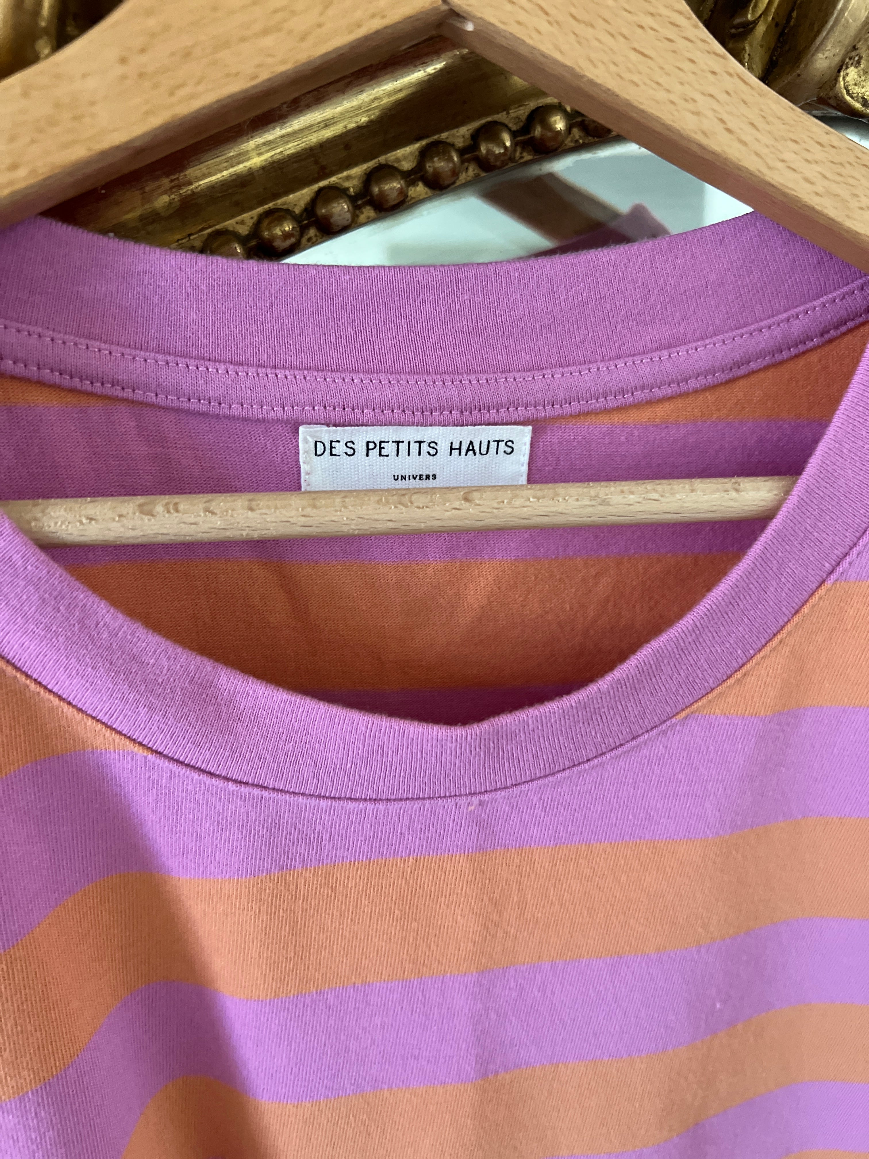 Robe t-shirt Des Petits Hauts à rayures