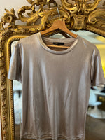 Charger l&#39;image dans la galerie, Maje-T-shirt col rond argent
