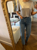 Charger l&#39;image dans la galerie, Maje-T-shirt col rond argent
