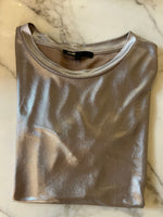 Charger l&#39;image dans la galerie, Maje-T-shirt col rond argent
