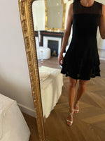 Charger l'image dans la galerie, Robe Sandro noire volants sur le bas
