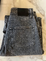 Charger l&#39;image dans la galerie, Maje-Jean à strass gris
