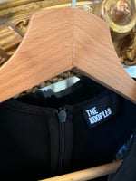 Charger l&#39;image dans la galerie, The kooples - Top noir manches plumetis
