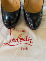 Charger l&#39;image dans la galerie, Christian Louboutin-Escarpins vernis bleu
