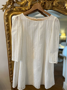 Robe Claudie Pierlot broderie blanche