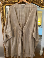 Charger l'image dans la galerie, Laurence bras - Tunique en coton à rayures beige
