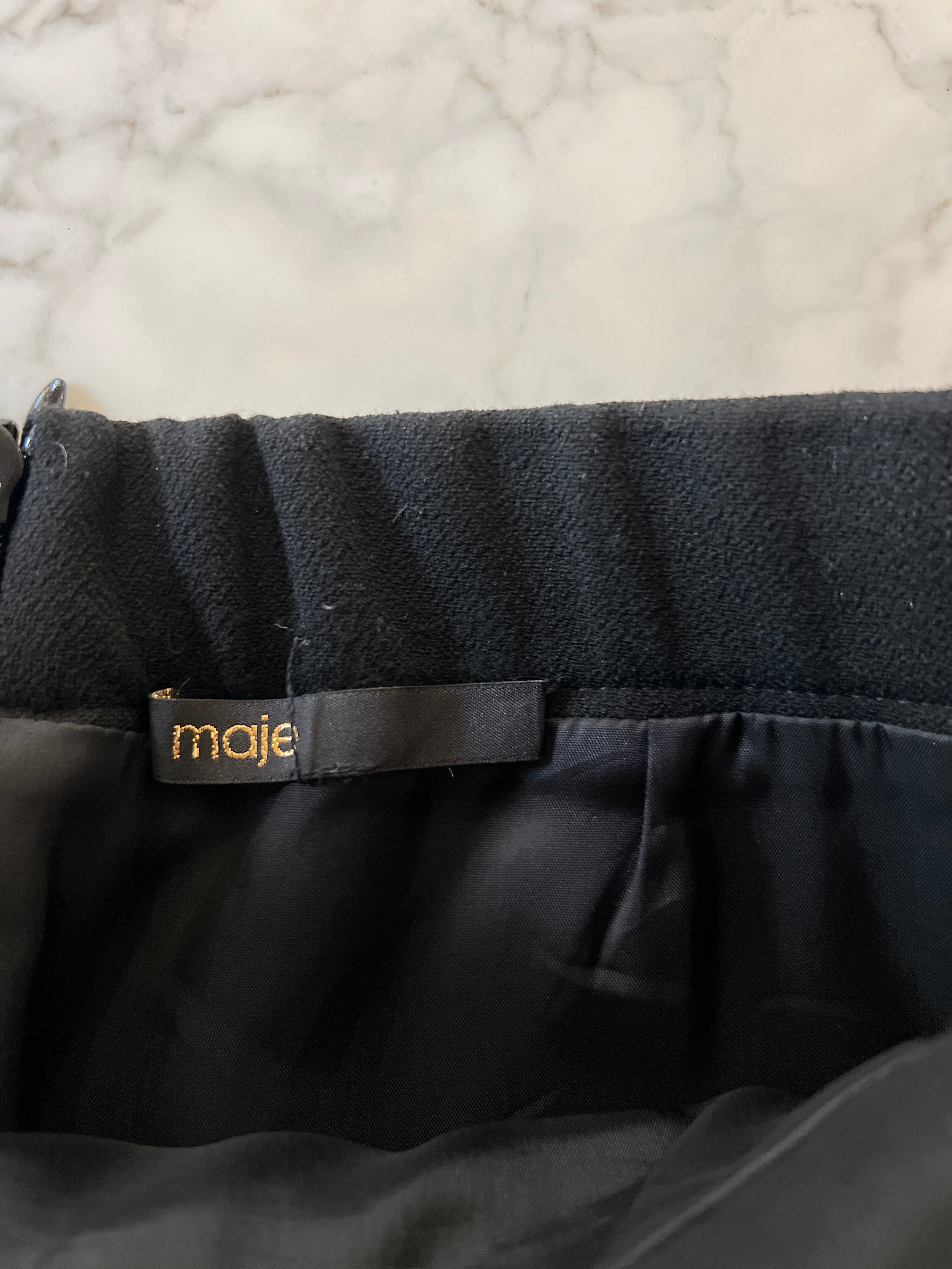 Maje - Jupe short noire