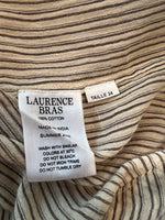 Charger l'image dans la galerie, Laurence bras - Tunique en coton à rayures beige
