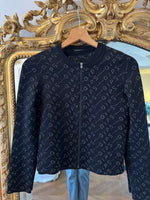 Charger l&#39;image dans la galerie, Maje - Ensemble haut et gilet noir et argenté
