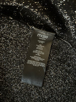 Charger l&#39;image dans la galerie, Maje - Ensemble haut et gilet noir et argenté
