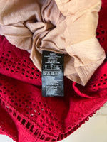 Charger l'image dans la galerie, Robe Ba&amp;sh framboise brodée
