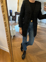 Charger l&#39;image dans la galerie, Veste Zara noire à petits clous
