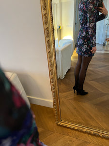 Robe Pull&Bear à fleurs violettes