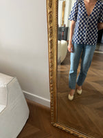 Charger l'image dans la galerie, Sézane - Blouse brodée bleue et blanche
