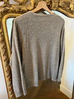 Charger l'image dans la galerie, Maevy - Gilet en laine beige chiné
