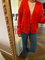 Charger l'image dans la galerie, OOTD - Cardigan rouge
